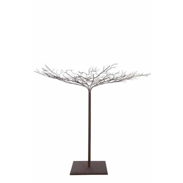 TREE METAL RUST BROWN XL 280X280X250CM