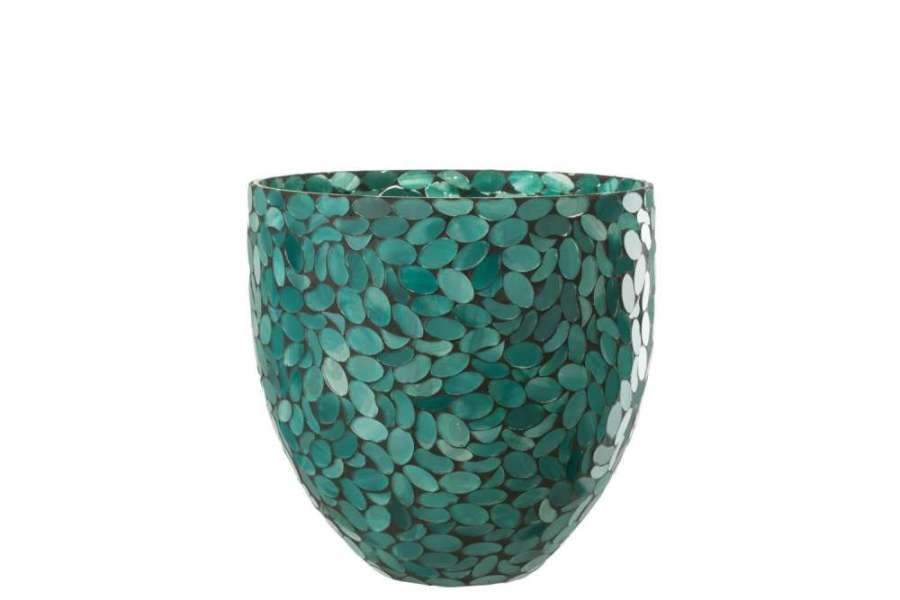 HURRICANE MOSAIC GLASS AZURE LARGE