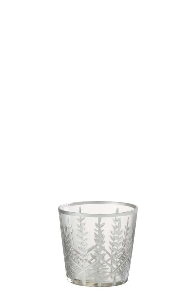 HURRICANE CHLOE GLASS TRANSPARENT/SILVER SMALL