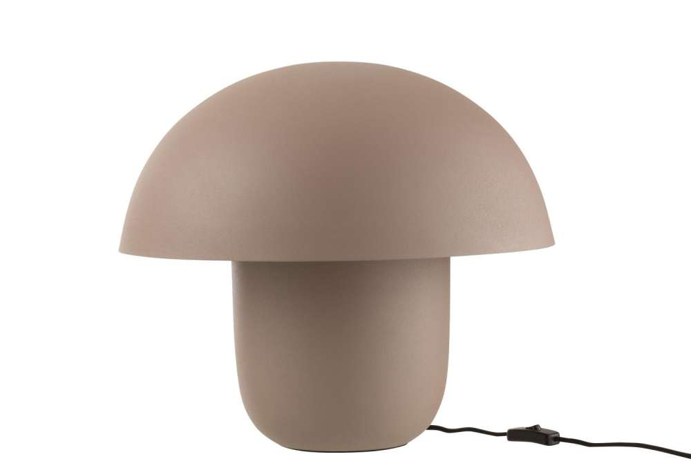 TABLE LAMP IRON TAUPE LARGE