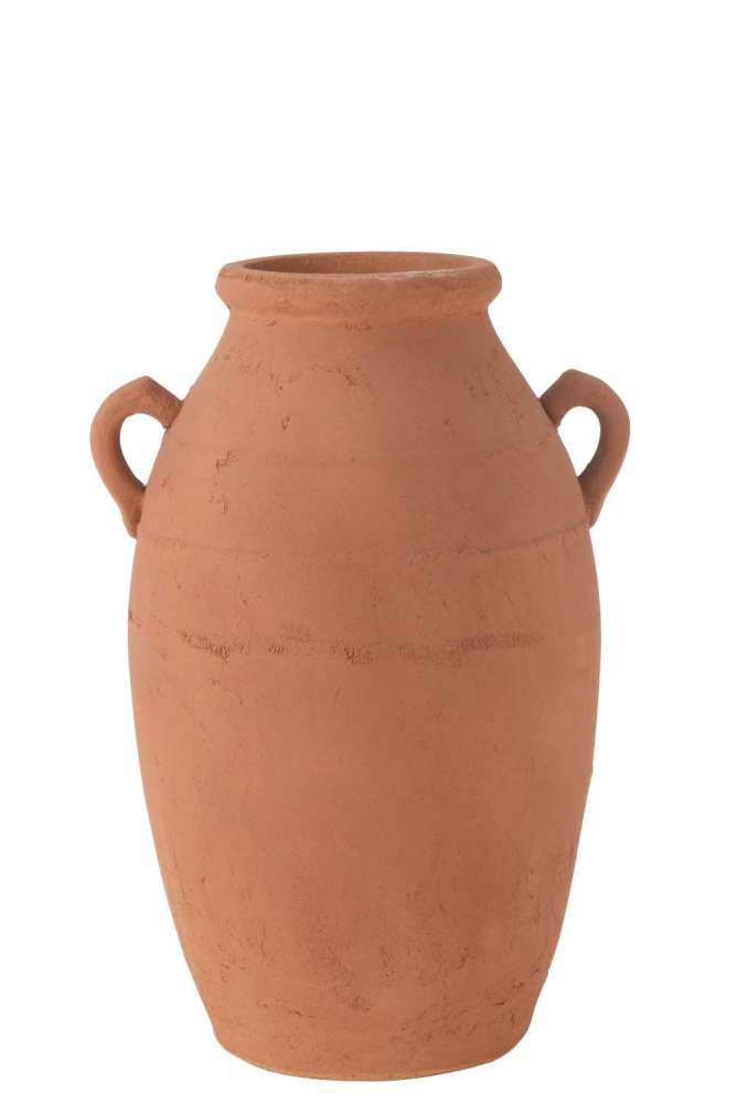 VASE MOKE AMPHORA JAR TERRA COPPER LARGE