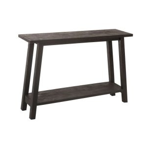 CONSOLE SQUARE MANGO WOOD BLACK