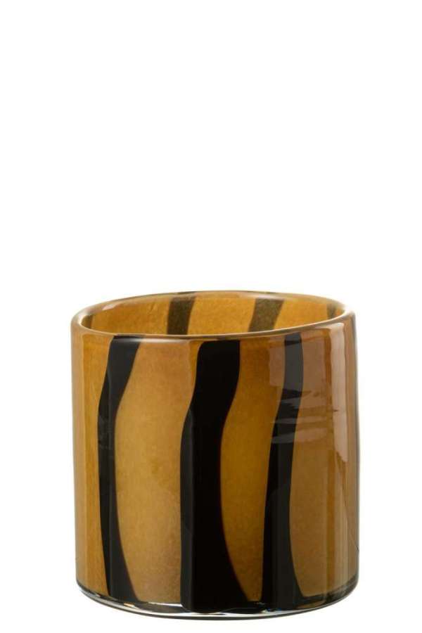 HURRICANE STRIPES SAFARI GLASS BLACK/BROWN MEDIUM