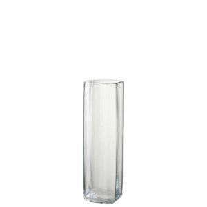 VASE RIGHT SQUARE TRANSPARENT MEDIUM