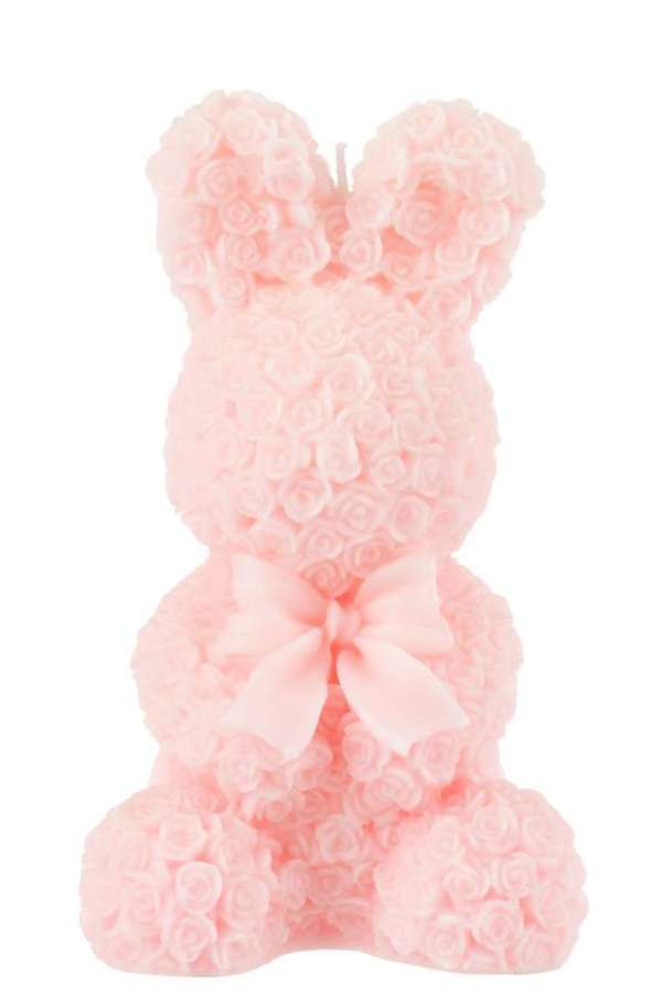 CANDLE RABBIT PINK LARGE-25H