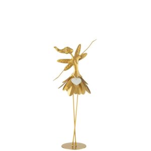 FAIRY HEART LABEL METAL GOLD MEDIUM