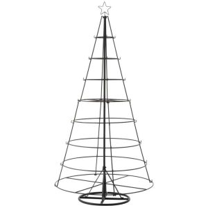 TREE 8 LEVELS METAL BLACK