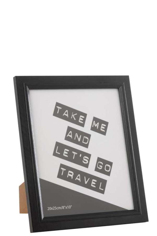 PHOTO FRAME BOB MDF BLACK LARGE