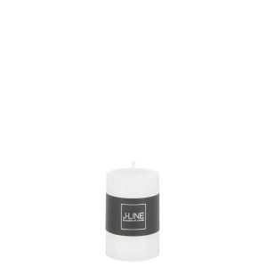CYL. CANDLE WHITE S18H