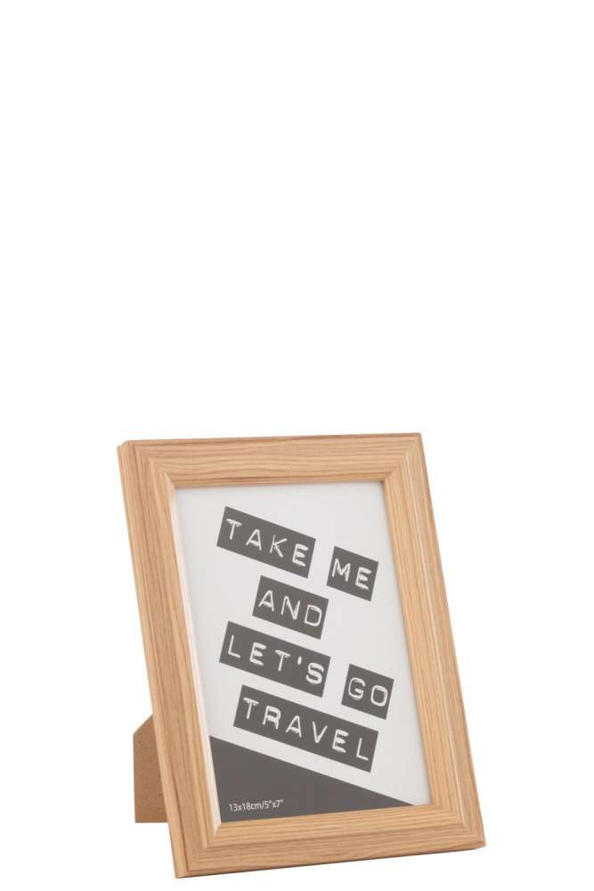 PHOTO FRAME BOB MDF NATURAL MEDIUM