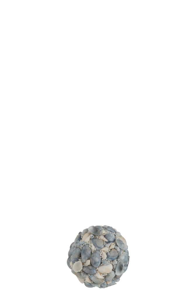 BOULE COQUILLAGES BLEU CLAIR SMALL