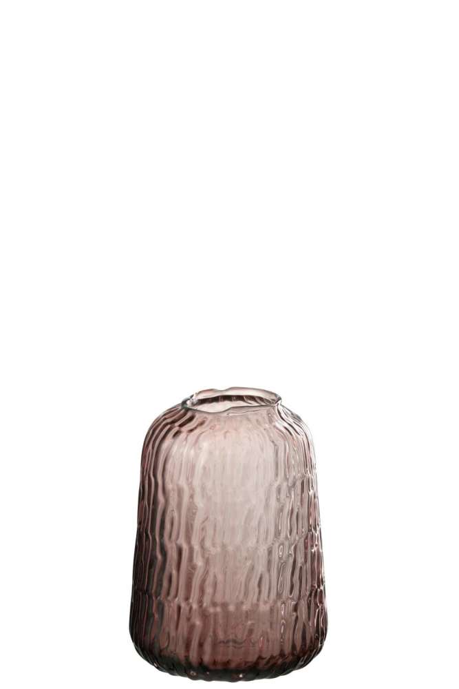 VASE LOLITA GLASS PINK SMALL