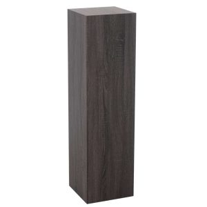 PEDESTAL RECTANGLE MDF/VENEER GREY LARGE
