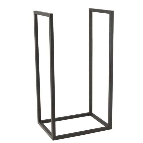 LOG RACK RONY METAL NOIR
