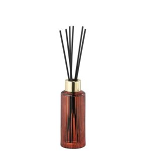 SCENTED OIL OLIVE&FRANKINCENSE GLASS RED SMALL