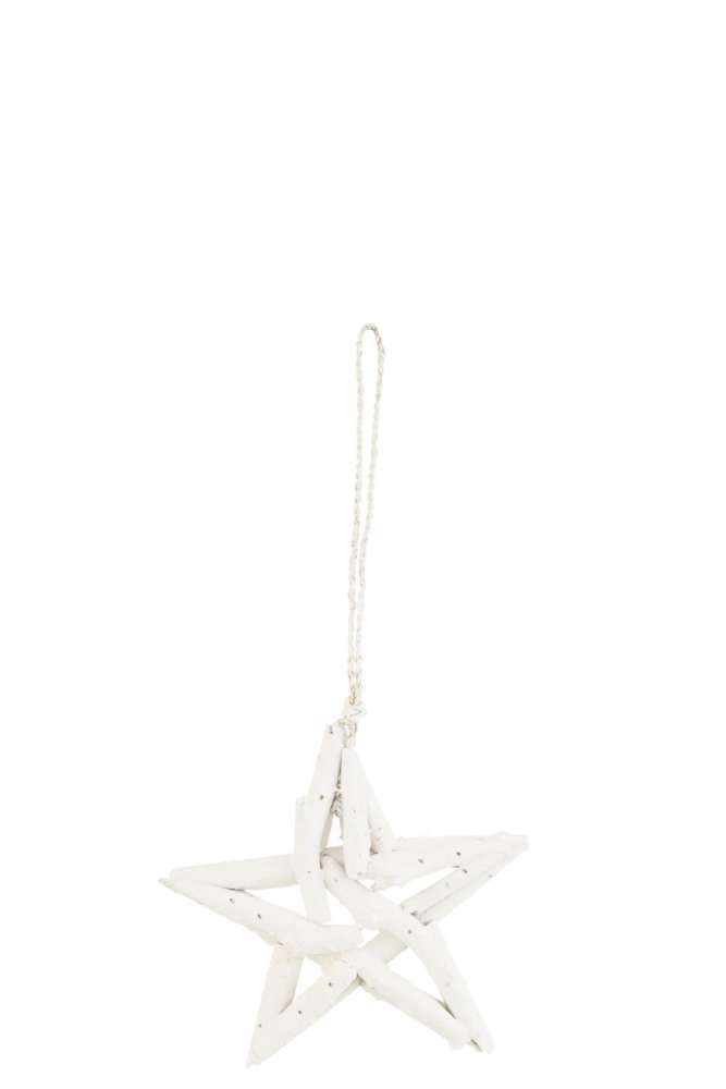 HANGER STAR DRIFTWOOD WHITE SMALL