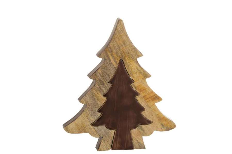 TREE PUZZLE WOOD BROWN/NATURAL LARGE