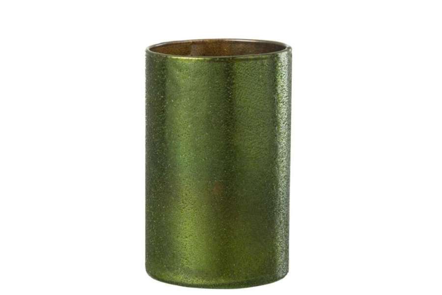 HURRICANE MIRROR GREEN GLASS LARGE