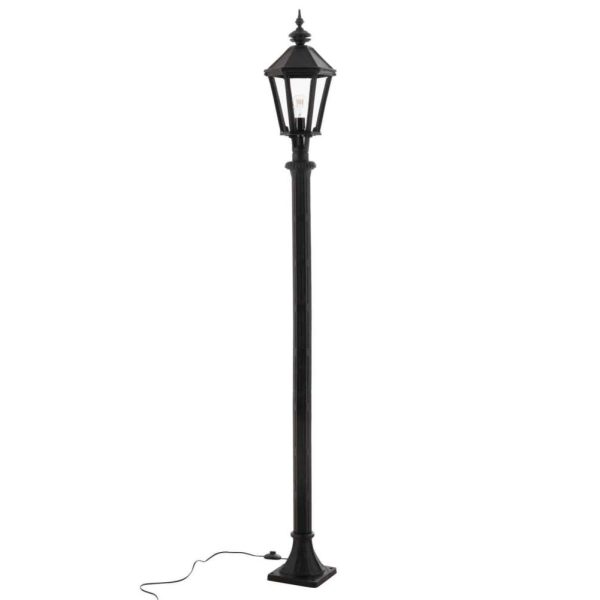 LANTERN POLE OUTDOOR CAST IRON BLACK
