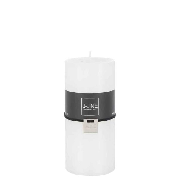 CYL. CANDLE WHITE L -52H J LINE