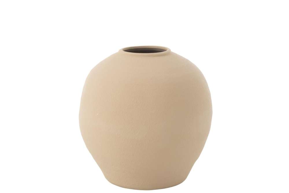 VASE CASSIA ROUND CLAY NATURAL LARGE