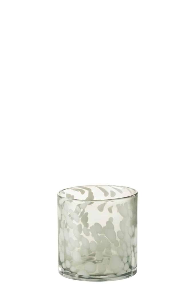 HURRICANE DOT GLASS GREY/WHITE SMALL