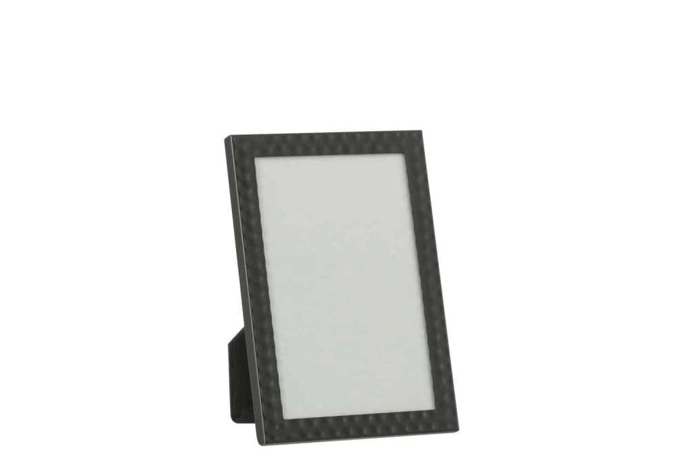 PHOTO FRAME HAMMERED BORDER 13X18 METAL BLACK MEDIUM