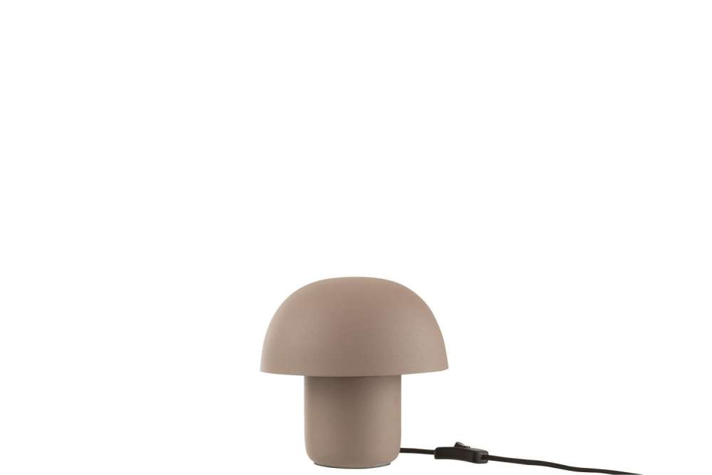 TABLE LAMP IRON TAUPE SMALL