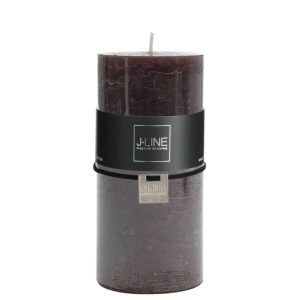 CYL. CANDLE BROWN/BLACK L -52H
