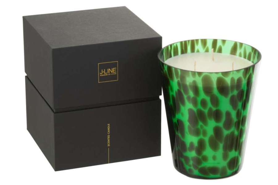 SCENTED CANDLE NOA GREEN LARGE-95H