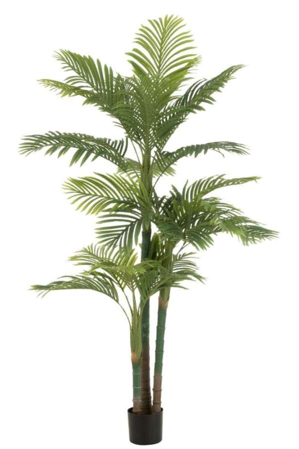 ARECA PALM TREE POT ARTIFICIAL GREEN