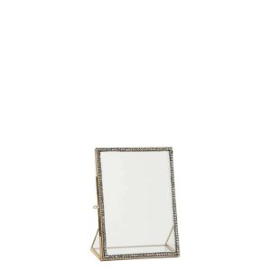 PHOTOFRAME JEWEL METAL/GLASS GOLD SMALL