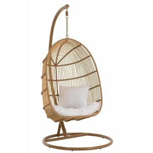 HANGING CHAIR OVAL STEEL NATURAL