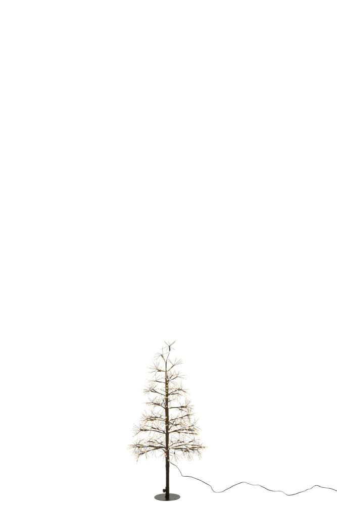 TREE LED WARM WHITE LIGHTS IRON BLACK SMALL