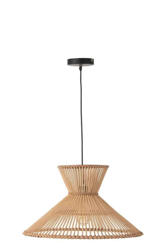 HANGING LAMP LAYERS BAMBOO NATURAL SMALL