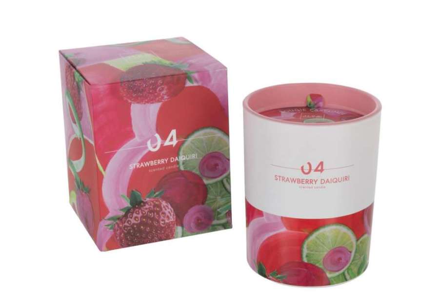 CANDLE STRAWBERRY DAIQUIRI LARGE-70H