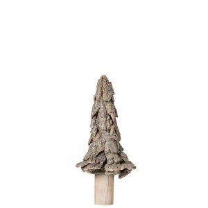 TREE DECO WOOD GREY SMALL