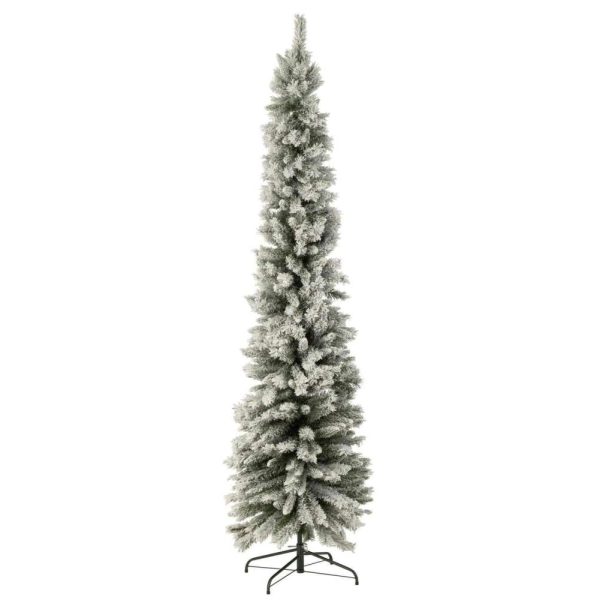 CHRISTMAS TREE PLASTIC SMALL MODEL SNOWY GREEN LARGE