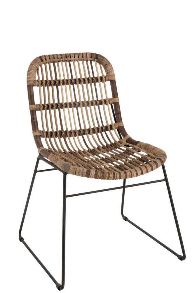 CHAIR BILLIE BANANA LEAVES/TEAK WOOD NATURAL
