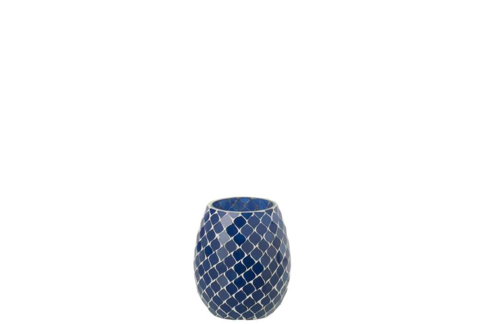 SCENTED CANDLE MIA MOSAIC BLUE SMALL-90H