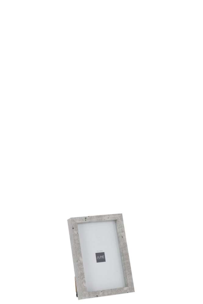 PHOTO FRAME RECTANGLE 10X15CM MDF LIGHT GRAY