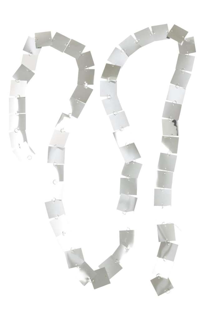 GARLAND  SQUARE PVC SILVER COLORED