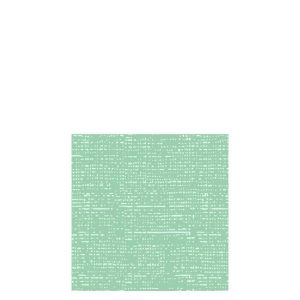 PACK 16 NAPKINS TEXTTILE TOUCH PAPER PASTEL GREEN SMALL