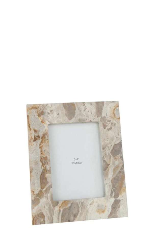 PHOTO FRAME 13x18 MARBLE BEIGE LARGE