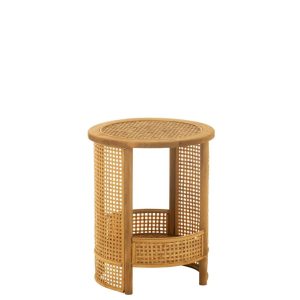 SIDE TABLE DOUBLE BAMBOO/FIRWOOD NATURAL