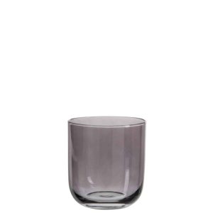 DRINKING GLASS WLS ROUND GLASS DARK GREY