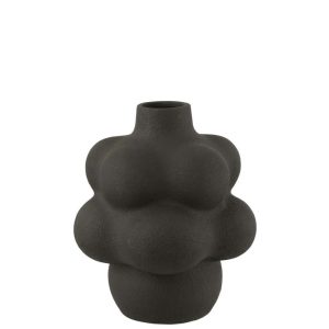 VASE LIO CLAY BLACK LARGE
