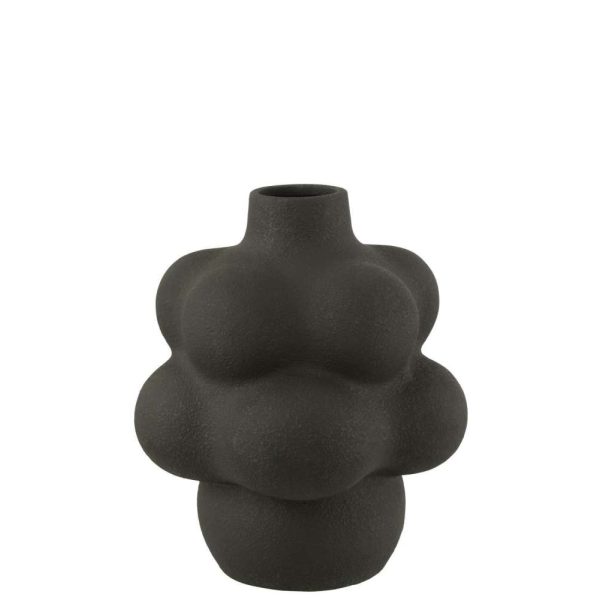 VASE LIO CLAY BLACK LARGE