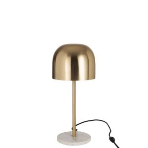 TABLE LAMP QUEEN METAL MARBLE GOLD