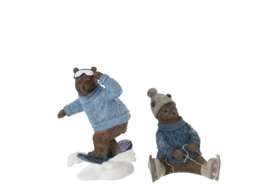 BEAR SKI + SKATE LIMEPOWDER MULTICOLORED ASSORTMENT OF 2